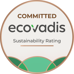 Committed ECOVADIS sustainiability Rating